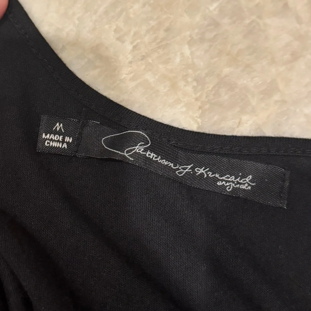 Saks Fifth Ultra Soft Black Slip Dress Understated Stretch Chemise Swim Cover - Picture 8 of 11